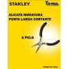 ALICATE MINIATURA, PUNTA LARGA CORTANTE, LARGO 4 PULG, ANCHO 1-9/16 PULG, ANCHO DE PUNTA 5/16 PULG. MARCA STANLEY