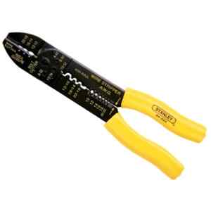 ALICATE MULTIUSO PARA ELECTRICISTA, PARA TERMINALES, LARGO DE 9-1/2 PULGADAS. MARCA STANLEY