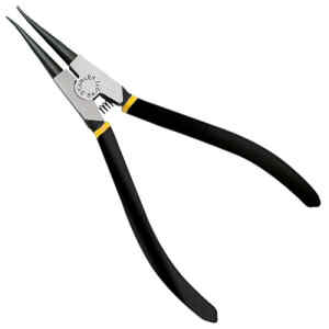 ALICATE P/ANILLOS DE RETENCION, EXTERIOR RECTO, LARGO 7 PULG, ANCHO 3-2/5 PULG, ANCHO PUNTA 2/5 PULG. MARCA STANLEY