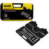 JUEGO DE 29 PIEZAS, RAIZ DE 1/2 PULGADAS, COPAS 12 PUNTOS, MILIMETRICAS CON MALETA PLASTICA. MARCA STANLEY