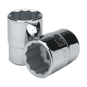 COPA/DADO/CUBO ESTÁNDAR EN PULGADAS, 12 PUNTOS, RAIZ 3/4 PULGADAS, MEDIDA DE 1 PULGADAS. MARCA STANLEY
