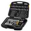 JUEGO DE 120 HERRAMIENTAS MECANICAS, COPAS, RATCHETS, LLAVES, EXTENSIONES, PUNTAS, ADAPTADORES. MARCA STANLEY