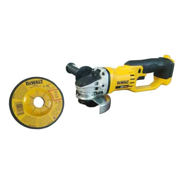 Pulidora/Esmeriladora Inalambrica De 4 1/2, 20 Volt, 8000 Rpm, Tuerca Quick-Changue, Sin Bateria Ni Cargador. Dewalt