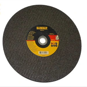 DISCO ABRASIVO, PLANO, 14 X 0.12 X 1 PULG, CORTAR METAL, PARA TRONZADORA. MARCA DEWALT