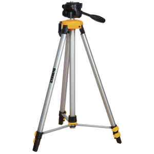 TRIPODE PARA NIVELES LASER,  EJE DE 1/4 PULG. ALTURA 72 PULGADAS MAXIMO MARCA DEWALT