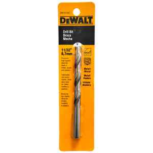 BROCA, METAL Y MADERA, 11/32 PULG. MARCA DEWALT