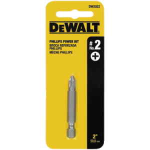 PUNTA PHILLIPS No. 2 X 2 PULG LARGO. MARCA DEWALT
