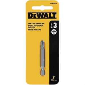 PUNTA PHILLIPS No. 3 X 2 PULG LARGO. MARCA DEWALT