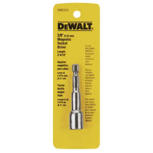 SUJETADOR MAGNETICO DE TUERCAS PARA TORNILLO POLSER COPA 3/8 PULG, 2-9/16 PULG LARGO. MARCA DEWALT