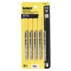 SET DE 5 CUCHILLAS PARA CALADORA CODIGO DW3778-5, DE 32 DIENTES X 3 PULG, TIPO T, PARA ACERO DE ALTO CARBONO. DEWALT