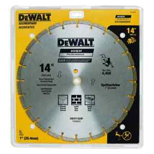 DISCO DIAMANTADO, 14 PULG, SEGMENTADO. MARCA DEWALT