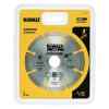DISCO DIAMANTADO, 4 PULG, CORTES EN SECO, BORDE SEGMENTADO, CON ARANDELA DE AJUSTE DE 7/8 Y 5/8 PULG. MARCA DEWALT