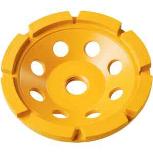COPA DE DIAMANTE, 4 PULG, PARA DESBASTAR CONCRETO. MARCA DEWALT