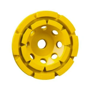 COPA DE DIAMANTE, DOBLE FILA, 4 PULG, PARA DESBASTAR CONCRETO. MARCA DEWALT