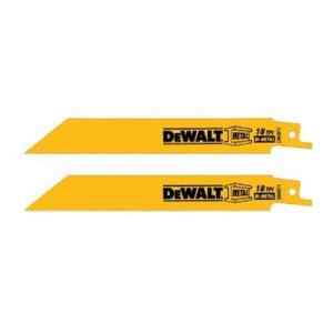 SET DE 2 CUCHILLAS P/SIERRA SABLE,18 DIENTES X PULG,6 PULG LARGO, METAL GALVANIZADO,TUBERIAS DE ALUMINIO. MARCA DEWALT