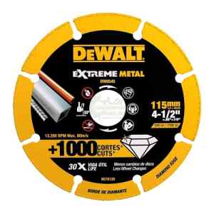DISCO DIAMANTADO, PARA METAL, 4-1/2 X .05 X 7/8 PULG. MARCA DEWALT