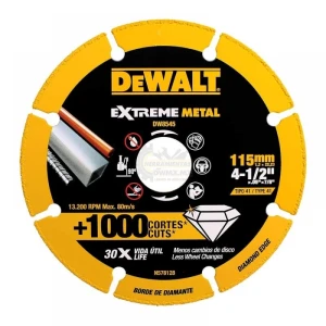DISCO DIAMANTADO, PARA METAL, 4-1/2 X .05 X 7/8 PULG. MARCA DEWALT