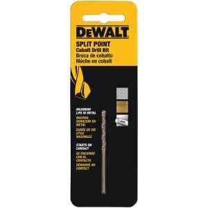 BROCA DE COBALTO, METAL Y MADERA, 1/16 PULG. MARCA DEWALT