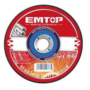 DISCO ABRASIVO, PLANO, 7 X 1/16 X 7/8 PULGADAS, CORTE METAL Y ACERO INOXIDABLE. MARCA EMTOP