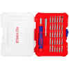 JUEGO DE 30 PUNTAS DE PRECISION, DESTORNILLADOR, EXTENSION, ESTUCHE PLASTICO, IDEAL PARA IPHONE Y IPAD. MARCA EMTOP