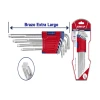 JUEGO DE 9 LLAVES TORX, DE T15 A LA T50. MARCA EMTOP