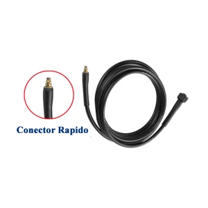 MANGUERA DE ALTA PRESION PARA HIDROLAVADORA MODELO ULHPW1801 , LONGITUD 5 METROS, CONECTOR RAPIDO. MARCA EMTOP