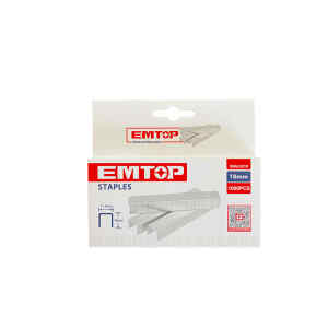 CAJA DE 1000 GRAPAS DE 10 MM PARA EL MODELO ESGU1001. MARCA EMTOP