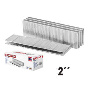 CAJA DE 5,000 CLAVILLOS, CALIBRE 18, 2 PULG, 50 MM, P/ECBN504001 Y ECBN155001. MARCA EMTOP