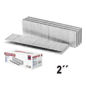 CAJA DE 5,000 CLAVILLOS, CALIBRE 18, 2 PULG, 50 MM, P/ECBN504001 Y ECBN155001. MARCA EMTOP