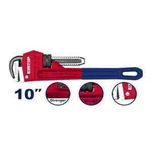 LLAVE DE TUBO STILLSON, DE 10 PULGADAS, PARA PLOMERIA. MARCA EMTOP