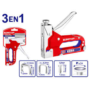 ENGRAPADORA 3 EN 1, 53F,FUERZA MOTRIZ AJUSTABLE. MARCA EMTOP