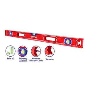 NIVEL DE ALUMINIO 100 CM, 40 PULG. MARCA EMTOP