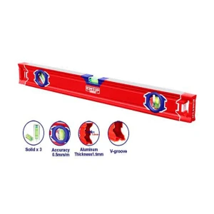 NIVEL DE ALUMINIO, LARGO DE 40 CENTIMETROS, 15 PULG. MARCA EMTOP