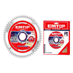 DISCO DE SIERRA, 7-1/4 PULG, 24 DIENTES, EJE DE 20MM, 25/32 PULG, PARA MADERA. MARCA EMTOP