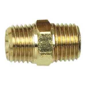CONECTOR O NIPLE MACHO PARA COMPRESOR 1/4 PULG TUERCA HEXAGONAL ROSCA NPT PACK DE 2 MARCA CAMPBELL HAUSFELD