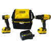COMBO BARRENO PERCUTOR Y LINTERNA, BOLSO, 1/2 PULG, 2 BATERIAS 1.5 AMPERIOS/HORA. MARCA STANLEY