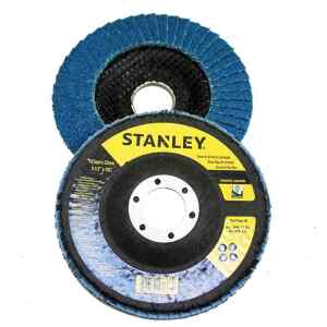 DISCO DE ZIRCONIO, 7 x 7/8 PULG, GRANO 40, FLAP DISC. MARCA STANLEY