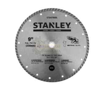 DISCO DIAMANTADO TURBO, 9 PULG, 230 MM X 0.095 X 5 MM X 20 MM. MARCA STANLEY