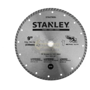 DISCO DIAMANTADO TURBO, 9 PULG, 230 MM X 0.095 X 5 MM X 20 MM. MARCA STANLEY