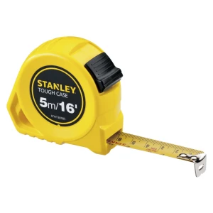 CINTA METRICA, TIPO TOUGH CASE, 3/4 PULGADAS X 5 METROS. MARCA STANLEY