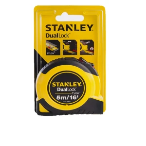 CINTA METRICA, TIPO DUAL LOCK , 3/4 PULG X 5 METROS. MARCA STANLEY