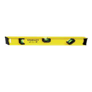 NIVEL DE ALUMINIO, 18 PULGADAS DE LARGO, 457 MM. MARCA STANLEY