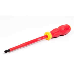 DESTORNILLADOR AISLADO, 1000V MAXSTEEL VDE, PUNTA PLANA, ANCHO 9/32 PULG, 7MM, LARGO 6 PULG, 152MM. MARCA STANLEY