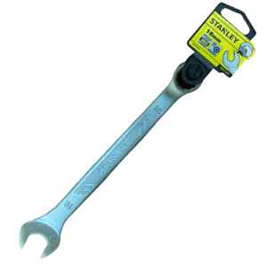 LLAVE COMBINADA ANTI-SLIP, 18 MILIMETROS, 12 PUNTOS. MARCA STANLEY