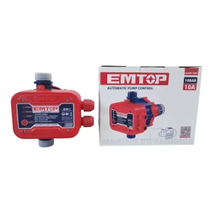 CONTROL AUTOMATICO PARA BOMBA DE AGUA, 10bar, 145psi, MOTOR DE 750 WATSS, 10 AMPERIOS. MARCA EMTOP