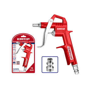 PISTOLA DE SOPLETEAR DE AIRE, DIAMETRO DE BOQUILLA 16 MM.  MARCA EMTOP
