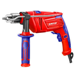 BARRENO/TALADRO PERCUTOR, 850 WATTS, 1/2 PULG, CONCRETO, METAL Y MADERA. MARCA EMTOP