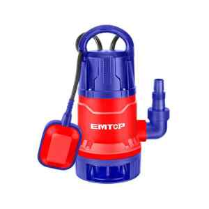 BOMBA SUMERGIBLE PARA AGUAS RESIDUALES, 750 WATTS, 1HP, MARCA EMTOP