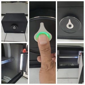 Caja fuerte de seguridad con lector de huella dactilar – SAFEWELL BY ABM