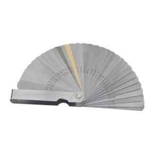 CALIBRADOR DE BUJIAS Y VALVULAS, MAGNETICO, 32 HOJAS, 31 HOJAS NO MAGNETICAS, 1 HOJA MAGENTICA. MARCA STANLEY